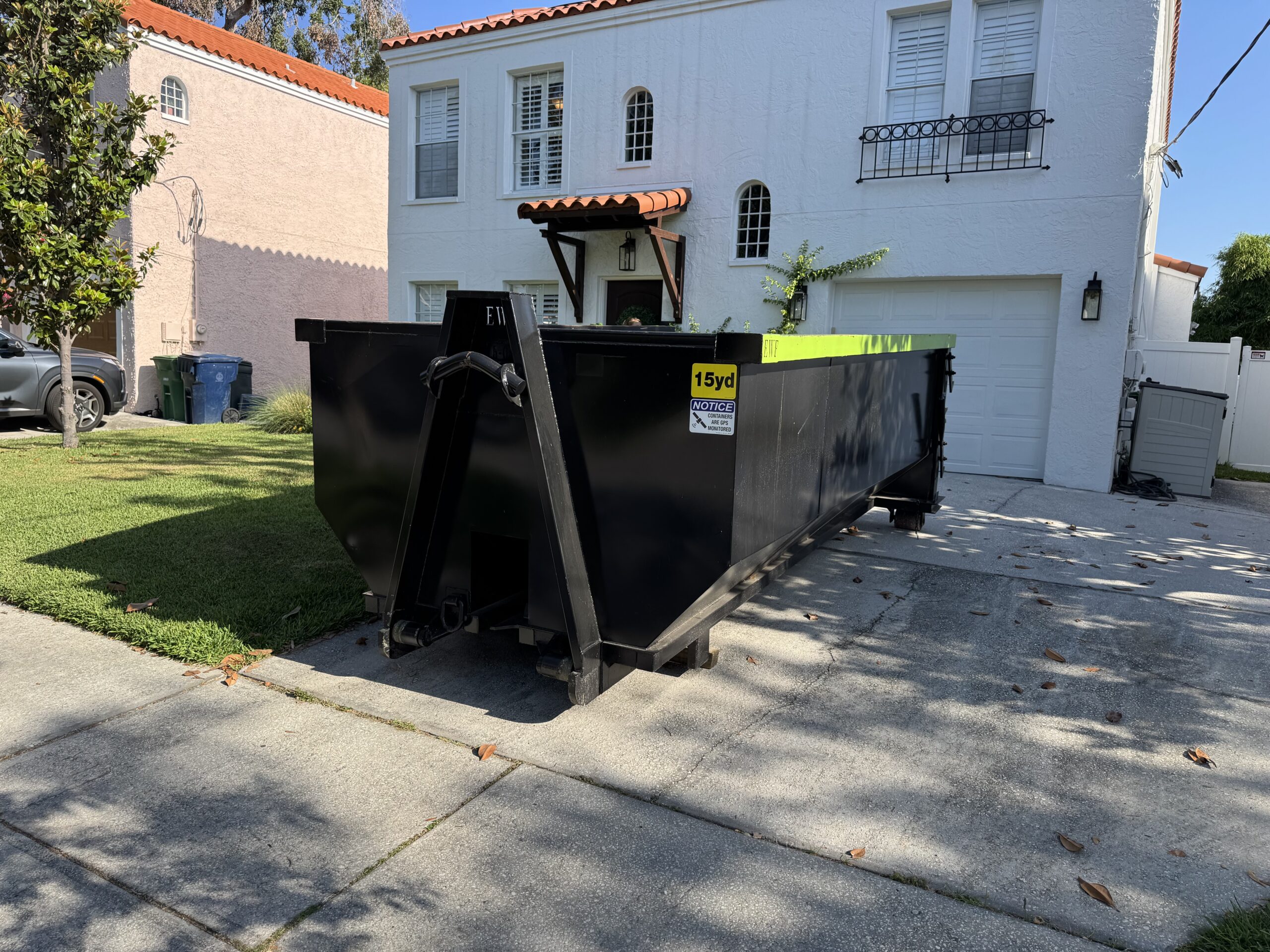 15 Yard Dumpster in Use 1
