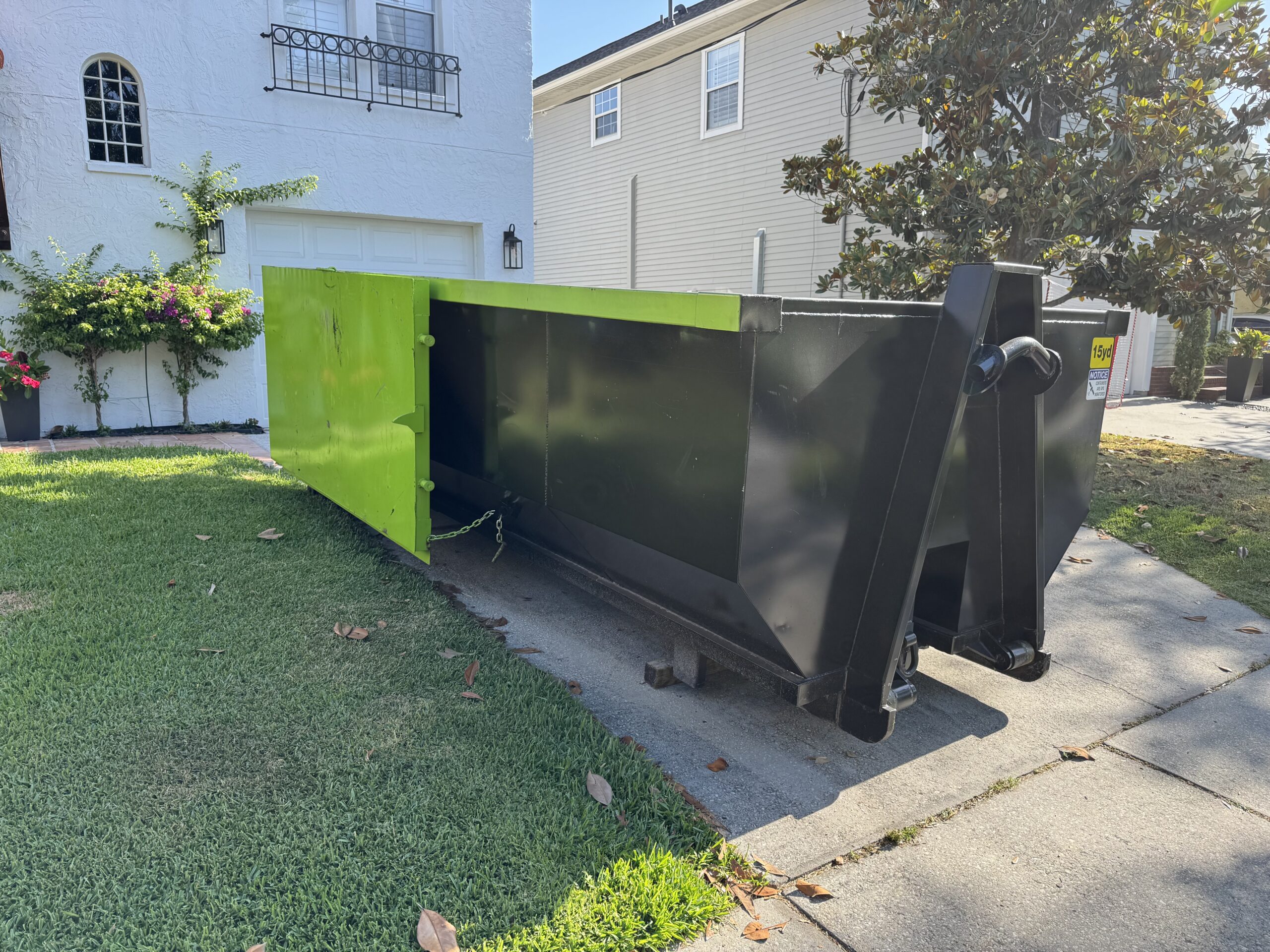 15 Yard Dumpster View 6