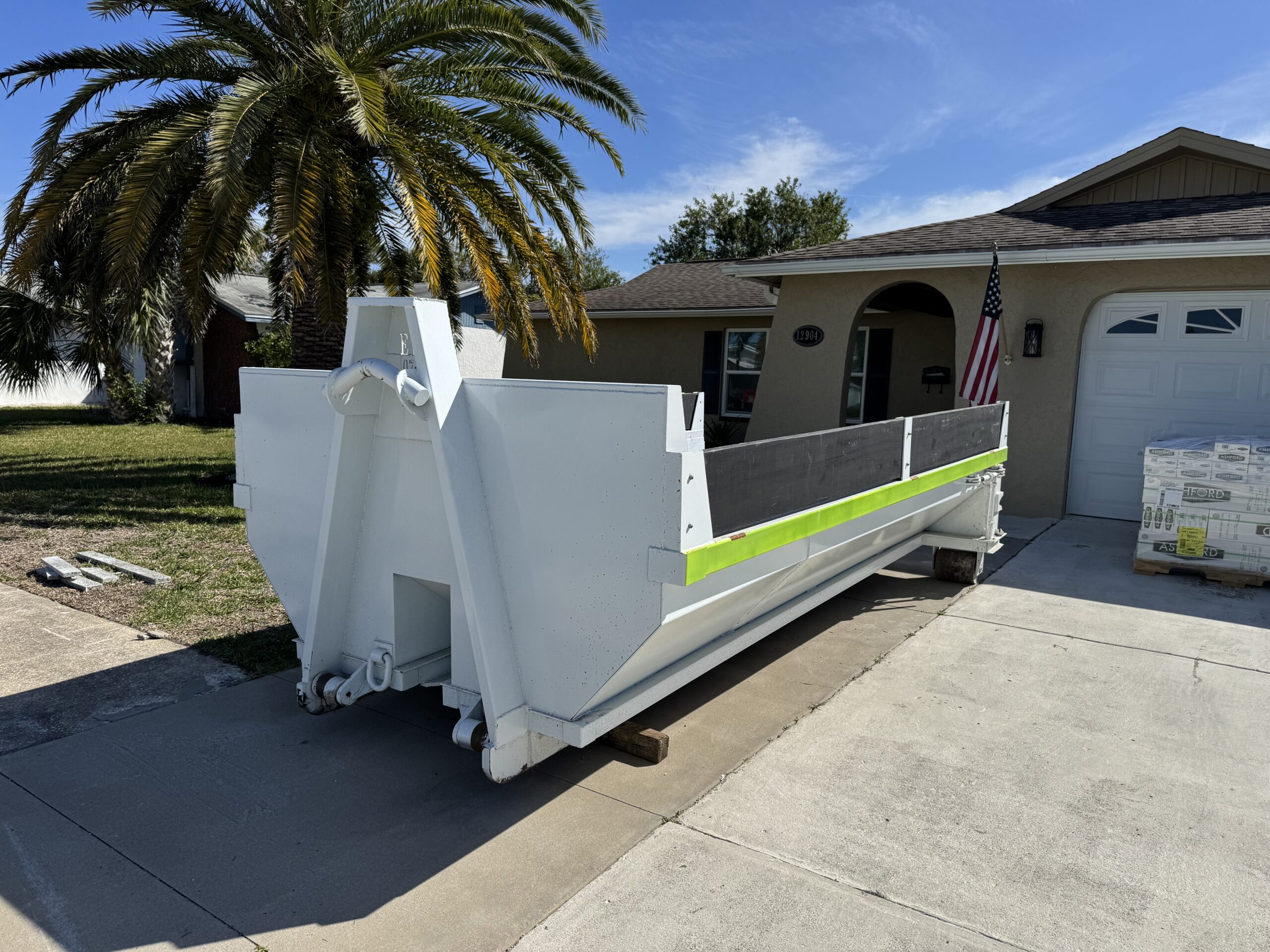 Concrete Dumpster