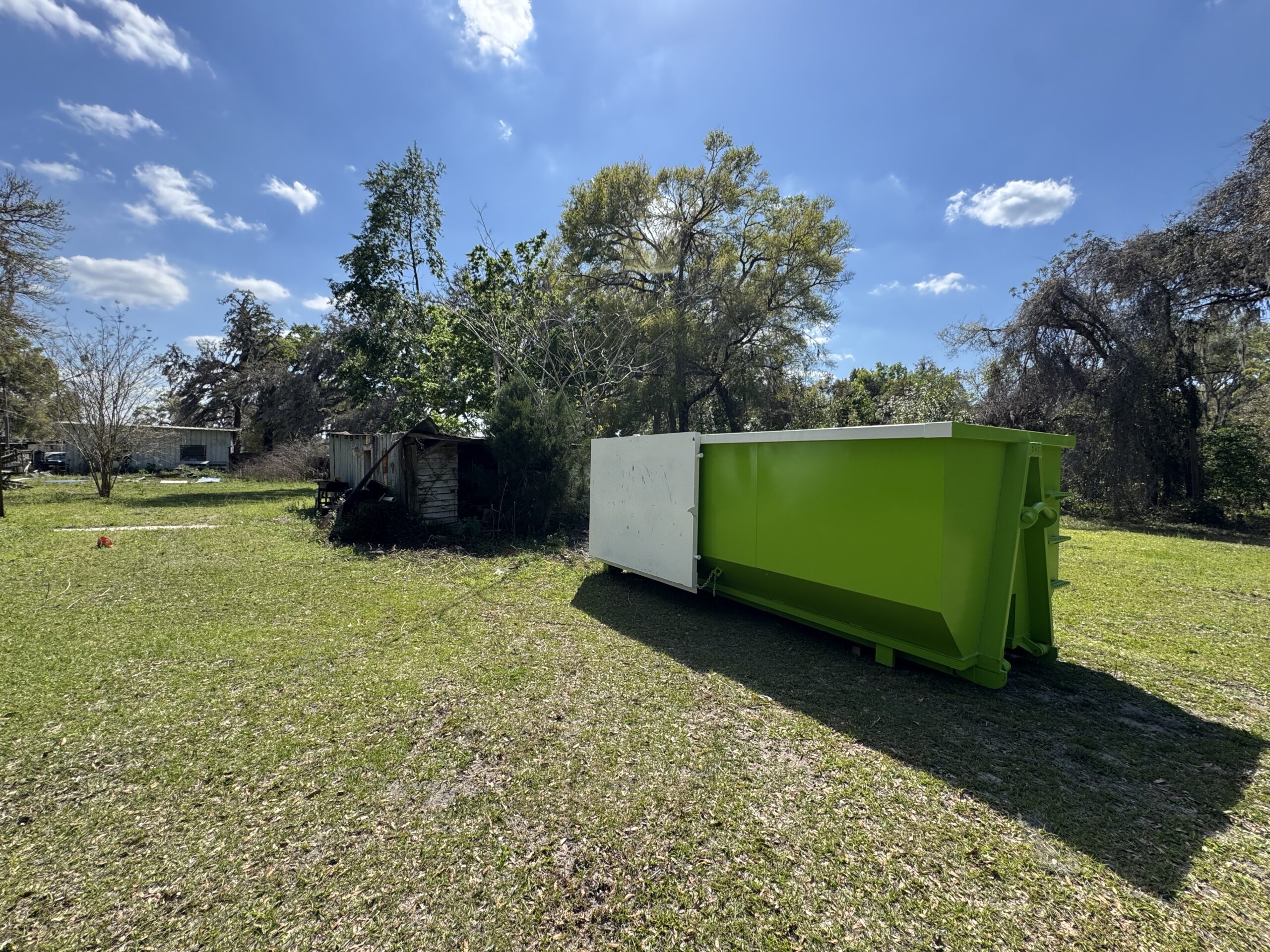 15 Yard Dumpster in Use 1
