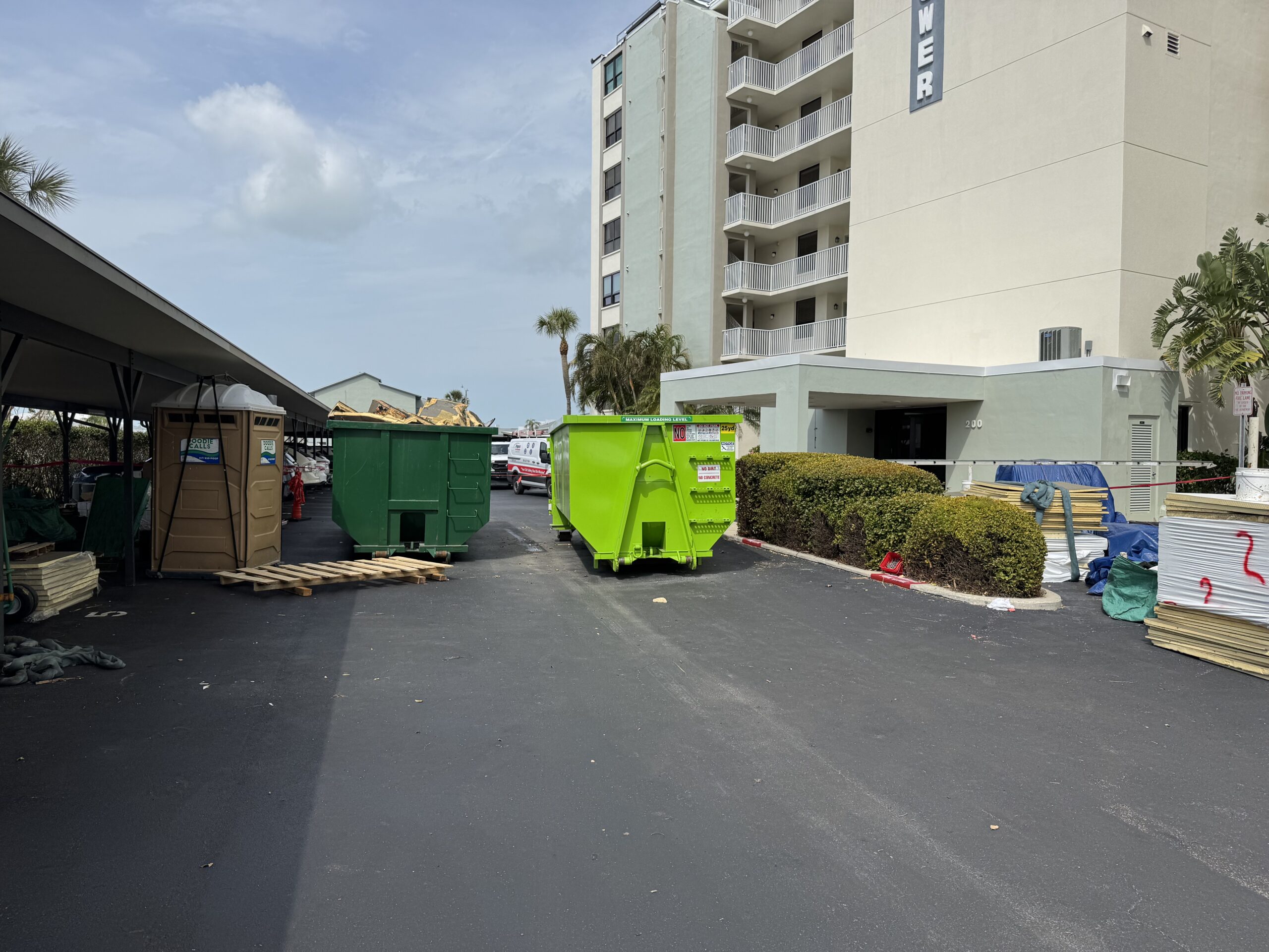 15 Yard Dumpster View 4
